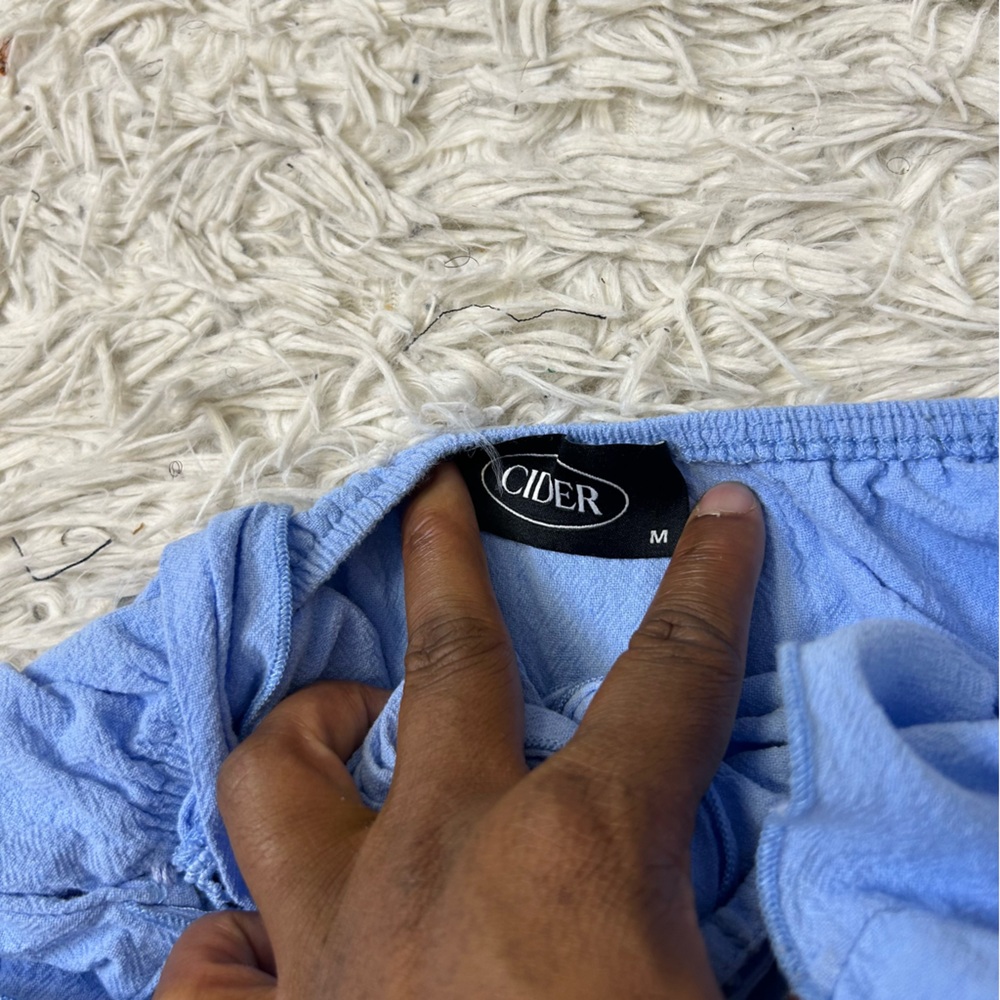 ◾️Cider Bowknot Babydoll Mini Dress - Picture 4 of 6